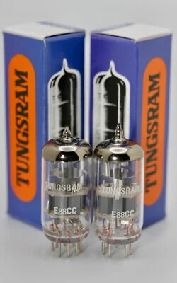 £196.59 • Buy NOS NIB TUNGSRAM E88CC 6922 PLATINUM Matched RHODIUM-PIN PAIR Hungary In 1960's