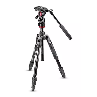 Manfrotto Befree Live Aluminium Tripod Twist With Video Head-Black • $324.15