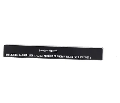 MAC Eyeliner Pen Brushstroke 24-Hour Eye Liner Brushblack Waterproof - BRAND NEW • £19.99