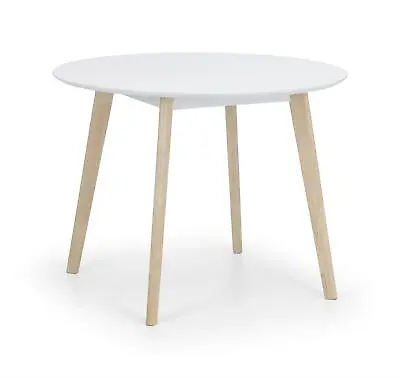 Casa Round Dining Table Kitchen Dining Room Home Furniture White/limed Oak • £166.99