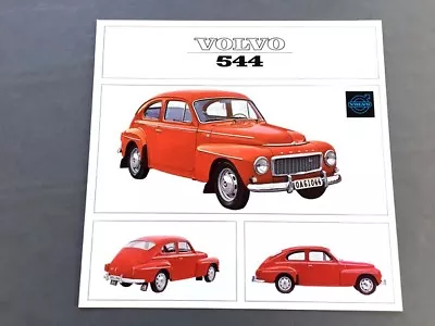 1965 1966 Volvo 544 Original Car Sales Brochure Folder • $15.96