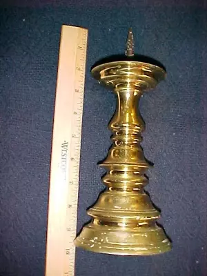 Vintage Virginia Metalcrafters Williamsburg Brass Candlestick Spike Pricket +9  • $26.90