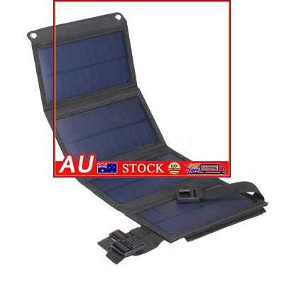 $13.69 • Buy Waterproof 20W 5V Foldable USB Solar Panel Cells Charger For Hiking (Black)