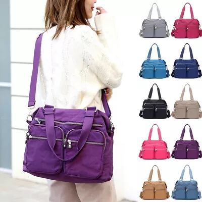 Women Handbag Multi Pockets Tote Bag Ladies Waterproof Large Capacity Travel • £19.99