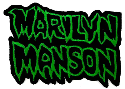 Marilyn Manson Rock Music Embroidered Iron On Patch Applique • $5.74