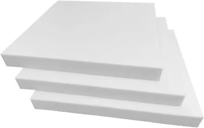 High Density Upholstery Foam Soft Medium Firm White Sheet ALL SIZES UK SELLER • £10.99