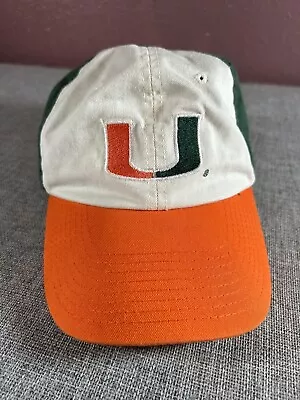 Miami Hurricanes Hat Cap Adjustable Strapback Collegiate Collection  • $12.88