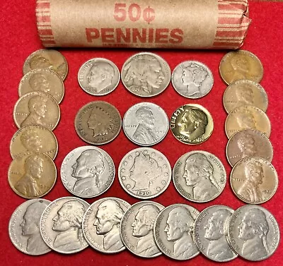 *SALE* HUGE US COIN COLLECTION BULLION VINTAGE LOT Gold GP 90% Silver 75+ Coins! • $26.99