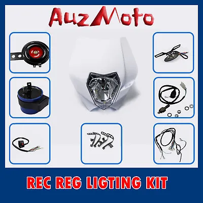 $93.99 • Buy REC REG Motorbike Light Kit Suzuki DR650SE DRZ400SE 250 Dirt Pit Trail Bike