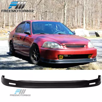 Fit 96-98 Honda Civic EK Mugen Style PP Front Bumper Lip Spoiler • $49.99