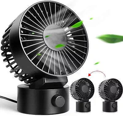 $21.89 • Buy USB Desk Fan Cooling Rotatable Mini Ultra Quiet Portable Summer Cooling Fan Home