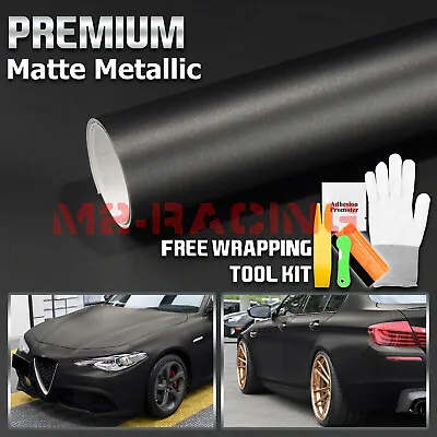 Ultra Matte Metallic Car Auto Sticker Decal Vinyl Wrap Sheet Film Air Release • $4.99