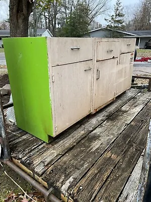 1950s Metal Kitchen Cabinets - Full Set 2 Upper 3 Lower  $445 OBO - Negotiable • $245