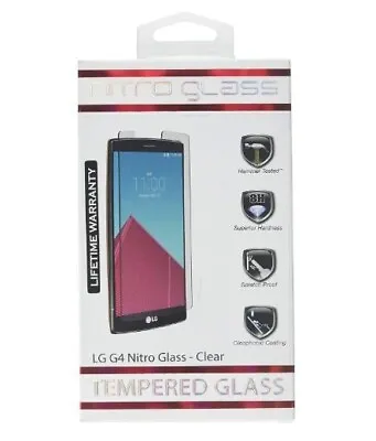 Znitro Nitro Glass Screen Protector For LG G4 Clear • £50.64