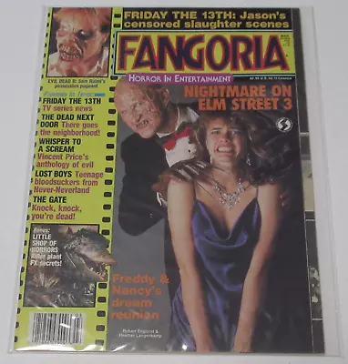 Fangoria Horror Magazine #62 1987 Nightmare On Elm Street 3 Evil Dead 2 The Gate • $55