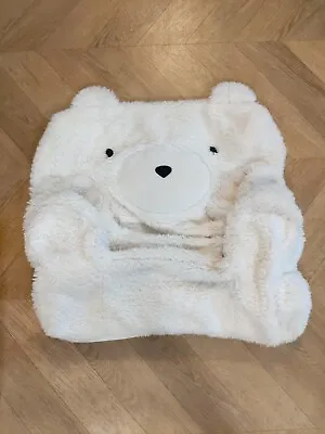 Pottery Barn PB Kids My First Ivory Bear Anywhere Chair Slipcover Sherpa NWOT • $49