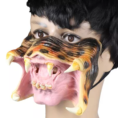 Halloween Alien Predator Latex Mask Cosplay Party Face Mask Horror Costume Props • $11