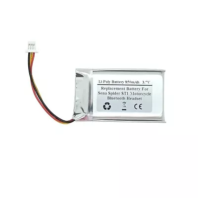 Replace Battery For Sena Spider ST1 Motorcycle Bluetooth HeadsetHelmet Intercom • $14.99