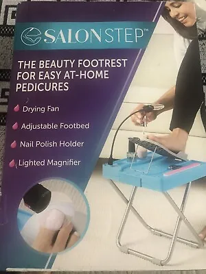 Salon Step Beauty Footrest Portable Adjustable At Home Pedicures Tool Light JML • £19.99