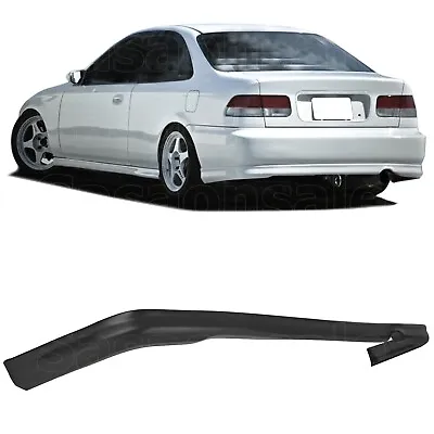 [SASA] Fit For 96-98 Honda Civic 2dr 4dr Coupe Sedan PU Rear Bumper Lip Spoiler • $67.99