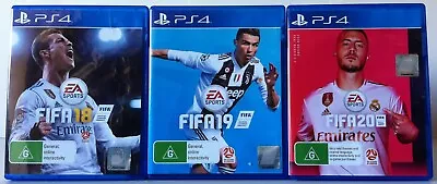 Fifa 18 Fifa 19 And Fifa 20 Game Bundle PS4 • $34.95