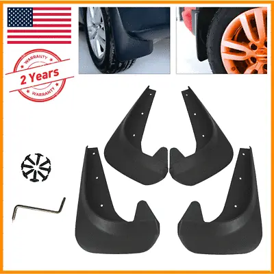 4 Universal Black Car Mud Flaps Splash Guards Kit For Car Auto Accessories Parts • $24.99