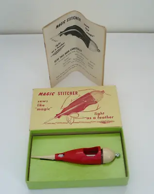 Vintage Magic Stitcher W/Instructions Box Sews Like Magic ~ Light As A Feather • $13.50