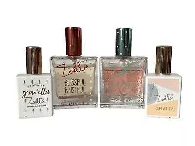 Zoella Body Mist Bundle Fragranced Spray Perfume Discontinued Blissful Mistful • £30