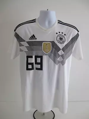 £9.99 • Buy Germany Adidas 2018 Home Shirt Mens Size Medium