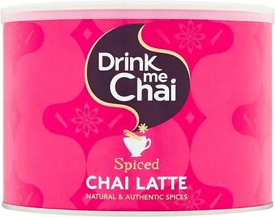 Drink Me Chai Spiced Chai Latte 1kg (Pack Of 1) - Just Add Water Chai Latte • £11.19