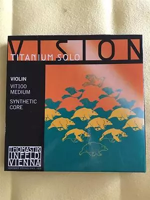 Thomastik Vision Titanium Solo Violin String Set 4/4 • $59.99