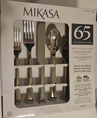 Mikasa York 65-Piece Flatware Set  • $90