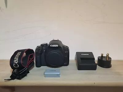 Canon EOS 500D 18.0 MP Digital SLR Camera - Black  • £100