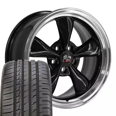 3448 Black 17x8 Wheel & 245/45ZR17 Tire SET(4) Fit 1994-2004 Mustang Bullitt • $1291
