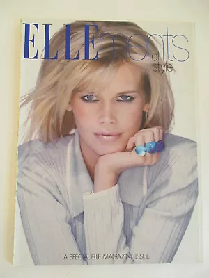 CLAUDIA SCHIFFER ELLE MOMENTS Magazine 1995 • $14.99