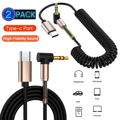 USB-C To 3.5mm Aux Cable Audio Cord Car Stereo For IPhone 15 Pro/Max/Plus • $10.99