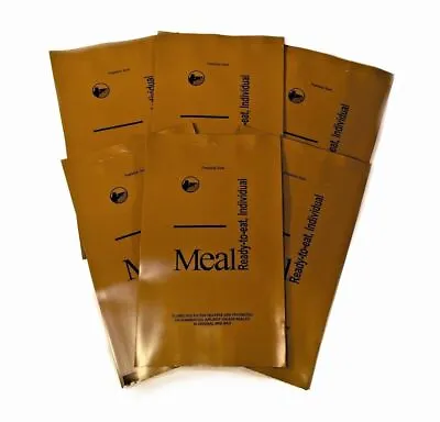 Military Surplus Unused Empty MRE Brown Bags - Lot Of 6 Bags • $10.45