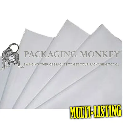 White Acid Free Tissue Paper - All Sizes / Pack Qty's • £4.98
