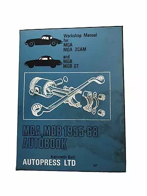 MG MGA MGB 1955-1968 Shop Service Repair Manual Wiring Diagrams Engine Guide DYI • $49.99