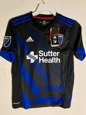 Adidas Youth MLS Jersey San Jose Earthquakes Team Black Sz XL • $9.99