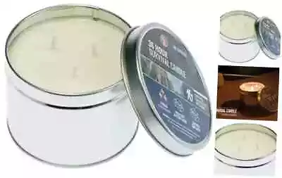  Emergency Candle 36 Hours Long Burning Top Layer Soy Wax Great Light 3-Wick • $19.20