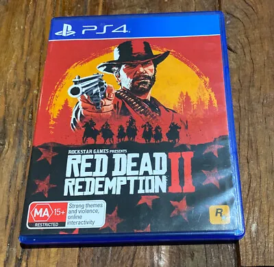Red Dead Redemption II 2 - 2 Discs + Map Included - PS4 - VGC - • $39.90