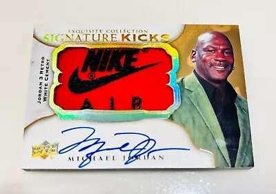 2022 Upper Deck Goodwin Exquisite Signature Kicks Auto Nike Michael Jordan SSP • $13000