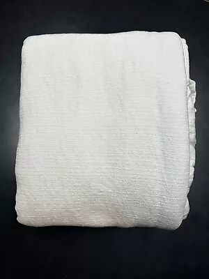 Restoration Hardware RH Italian Lucca Linen Cotton Full Queen Size Duvet White • $300