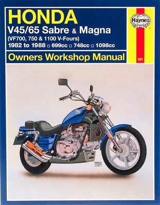 $16 • Buy Haynes Repair Manuals: Honda V45/ V65 Sabre & Magna 1982-1988