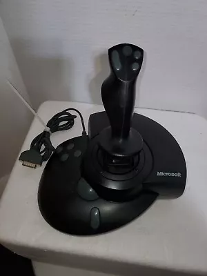 Microsoft Sidewinder Force Feedback Pro Joystick 96755 No Power Adapter Untested • $24.99