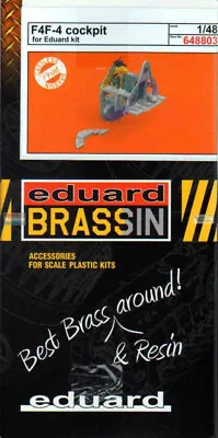 EDU648803 1:48 Eduard Brassin Print - F4F-4 Wildcat Cockpit Set (EDU Kit) • $47.34