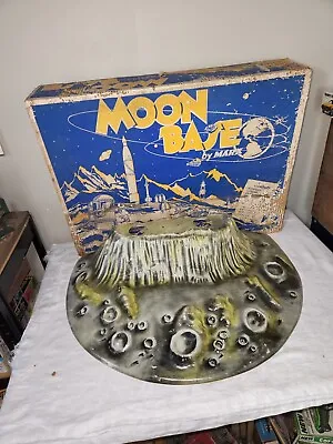 Vintage 1962 MARX Operation Moon Base Moon Terrain With Box No Shipping!! • $300