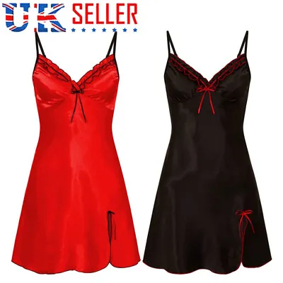 Women Ladies Sexy Valentine Lingerie Lace Babydoll Underwear Nightwear Sleepwear • £5.88