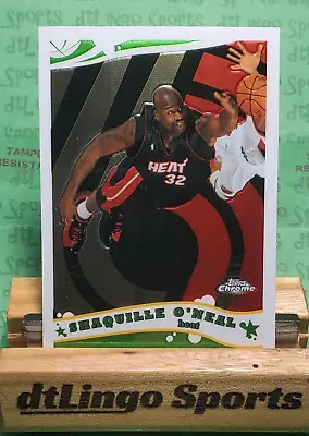 2005-06 Topps Chrome SHAQUILLE O'NEAL #54 Heat 4 Championship Rings HOF' (INV-2) • $8.99